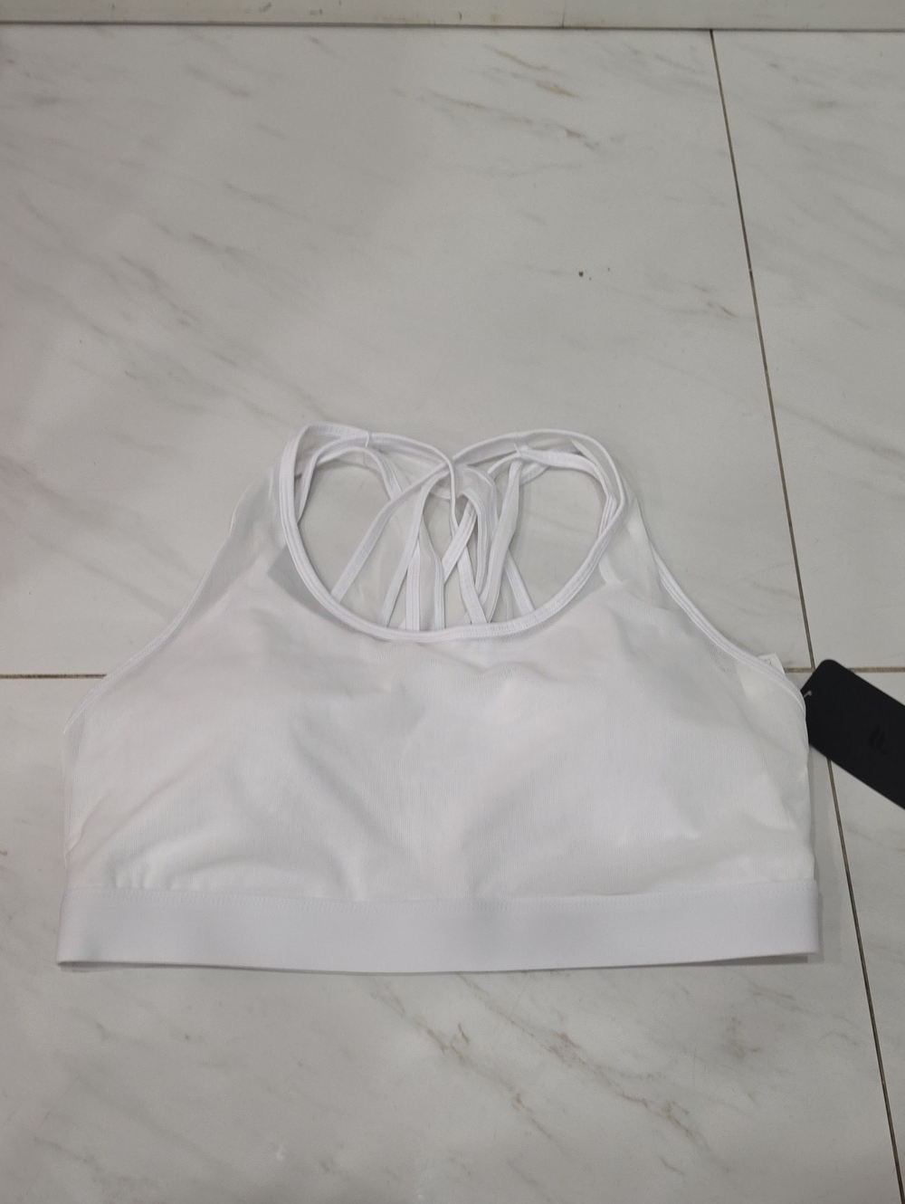 Fabletics White Sports Bra NWT XXL